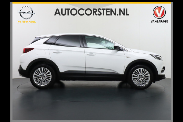 Opel Grandland X AUTOM-8 T131PK Navi Camera Trekhaak Apple Carplay Android 18"lm Pdc Opel-Connect Dual-Ecc Elec.Achterklep AGR-Stoel+Verwarmd DAB Regen-Lichtsensor Led Lane-Assist Bluetooth 1e eigenaar Origineel NLse auto ! Orig. NLse Auto 1e Eigenaar 1300kg trekvermogen