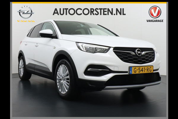 Opel Grandland X AUTOM-8 T131PK Navi Camera Trekhaak Apple Carplay Android 18"lm Pdc Opel-Connect Dual-Ecc Elec.Achterklep AGR-Stoel+Verwarmd DAB Regen-Lichtsensor Led Lane-Assist Bluetooth 1e eigenaar Origineel NLse auto ! Orig. NLse Auto 1e Eigenaar 1300kg trekvermogen