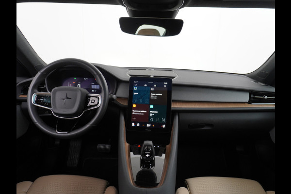 Polestar 2 LEDER Pano-dak Apple Carplay Android Camera Park Assist PDC-a+v Adaptive-LED-Pixel Navi Ecc Keyless Stuur+Stoelverwarmd-v+a +Ele Connected-Drive Google Youtube WiFi-vb Single Motor Bluetooth Connected Verkeersbord detectie Rijstrooksensor met correctie Warmtepomp 1.500 Kg Trekvermogen Orig.NLse auto 55.000 nieuw!