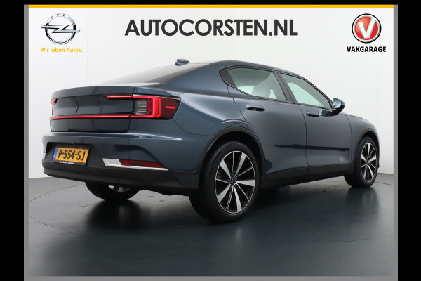 Polestar 2 LEDER Pano-dak Apple Carplay Android Camera Park Assist PDC-a+v Adaptive-LED-Pixel Navi Ecc Keyless Stuur+Stoelverwarmd-v+a +Ele Connected-Drive Google Youtube WiFi-vb Single Motor Bluetooth Connected Verkeersbord detectie Rijstrooksensor met correctie Warmtepomp 1.500 Kg Trekvermogen Orig.NLse auto 55.000 nieuw!