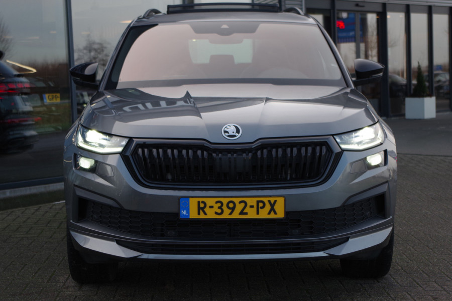 Škoda Kodiaq 1.5 TSI 150 PK Sportline Business 7p, Panoramadak, Elek. Trekhaak, Memory, Camera, 19'' Inch