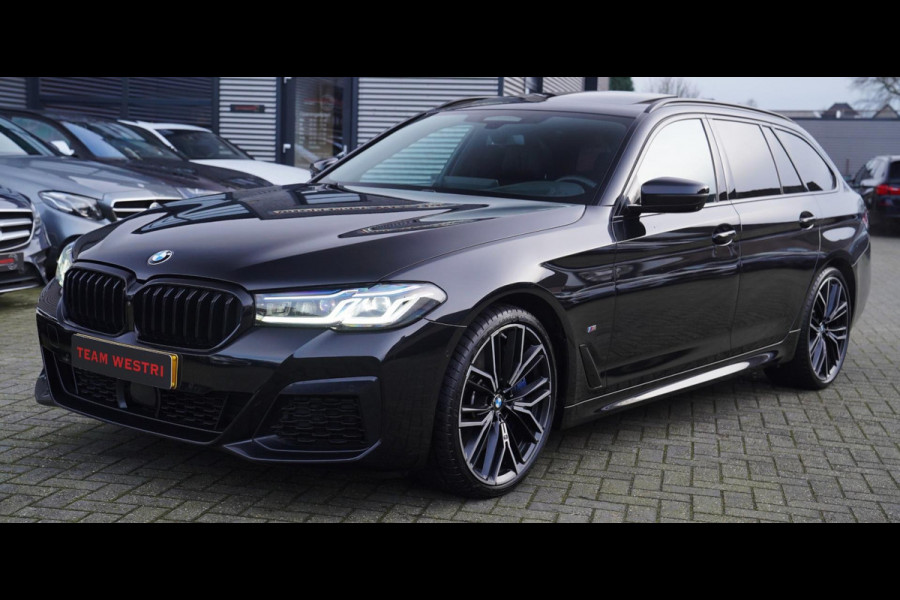 BMW 5 Serie Touring 530d High Executive Edition | Panorama | HuD | Facelift | LASER | Trekhaak | Adaptieve cruise | Drive Assited