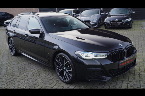 BMW 5 Serie Touring 530d High Executive Edition | Panorama | HuD | Facelift | LASER | Trekhaak | Adaptieve cruise | Drive Assited