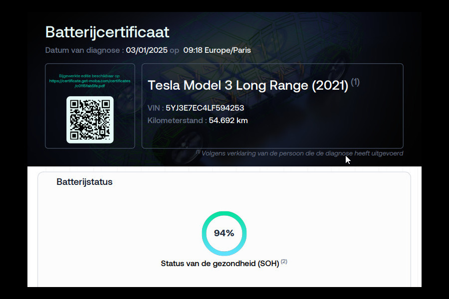 Tesla Model 3 PERFORMANCE AWD 75KWH MET 462 PK