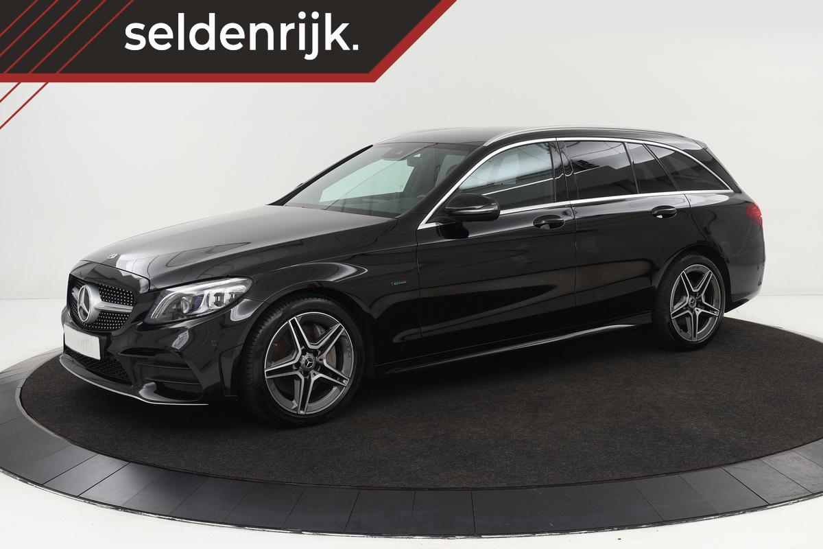 Mercedes-Benz C-Klasse 300de AMG | Adaptive cruise | Trekhaak | Burmerster Sound | Stoelverwarming | Leder | Matrix LED | Sfeerverlichting | Carplay | Navigatie | Camera