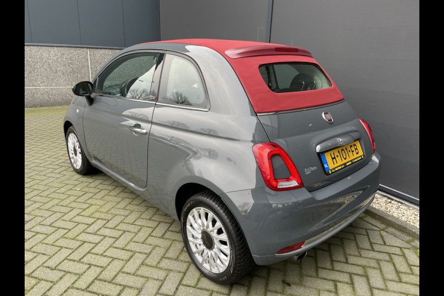 Fiat 500 Cabrio 0.9 TwinAir Turbo Lounge Airco - Cruise control - Navigatie full map - Multifunctioneel lederen stuurwiel - Mistlampen - E-bedienbare kap - 15"licht metalen velgen Pack vision met regensensor en park. sensoren achter