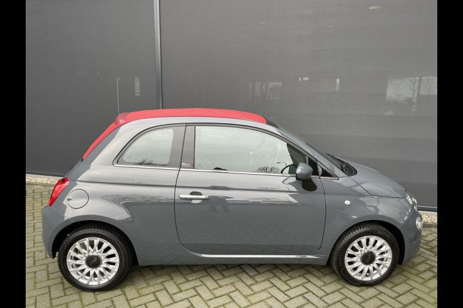 Fiat 500 Cabrio 0.9 TwinAir Turbo Lounge Airco - Cruise control - Navigatie full map - Multifunctioneel lederen stuurwiel - Mistlampen - E-bedienbare kap - 15"licht metalen velgen Pack vision met regensensor en park. sensoren achter