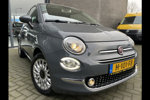 Fiat 500 Cabrio 0.9 TwinAir Turbo Lounge Airco - Cruise control - Navigatie full map - Multifunctioneel lederen stuurwiel - Mistlampen - E-bedienbare kap - 15"licht metalen velgen Pack vision met regensensor en park. sensoren achter