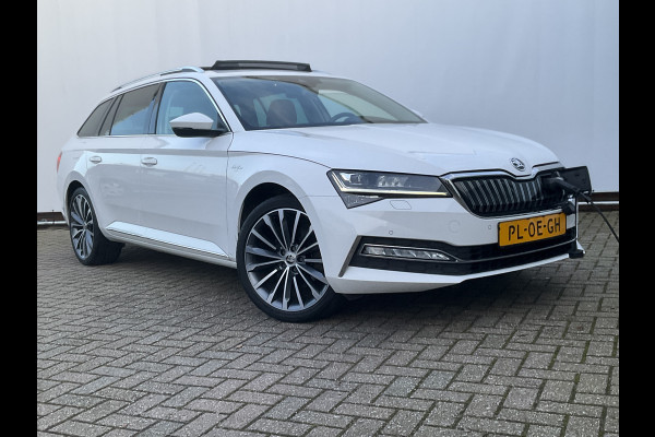 Škoda Superb Combi 1.4 TSI iV L&K PHEV Vol Opties! Laurin&Klement Pano Standkachel Leer+Verw V+A Sportline Business CantonSound