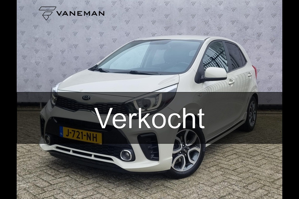 Kia Picanto 1.0 MPi GT-Line Edition | 1e Eigenaar | Camera | Navi | Leder | 15" Velgen | Apple CarPlay/Android Auto | Cruise | Airco | LED |