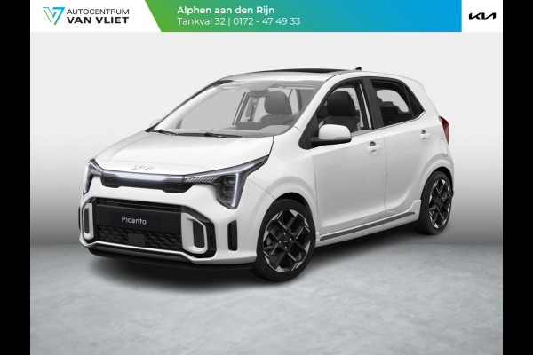 Kia Picanto 1.0 DPI GT-Line | Snel leverbaar | Schuifkanteldak| Dode hoek assistentie | stoel en stuurverwarming |