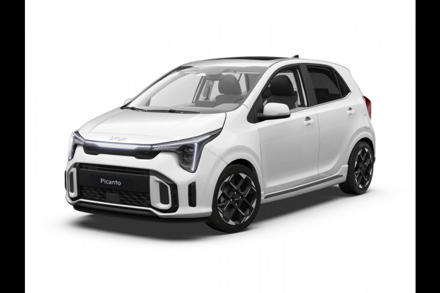 Kia Picanto 1.0 DPI GT-Line | Snel leverbaar | Schuifkanteldak| Dode hoek assistentie | stoel en stuurverwarming |