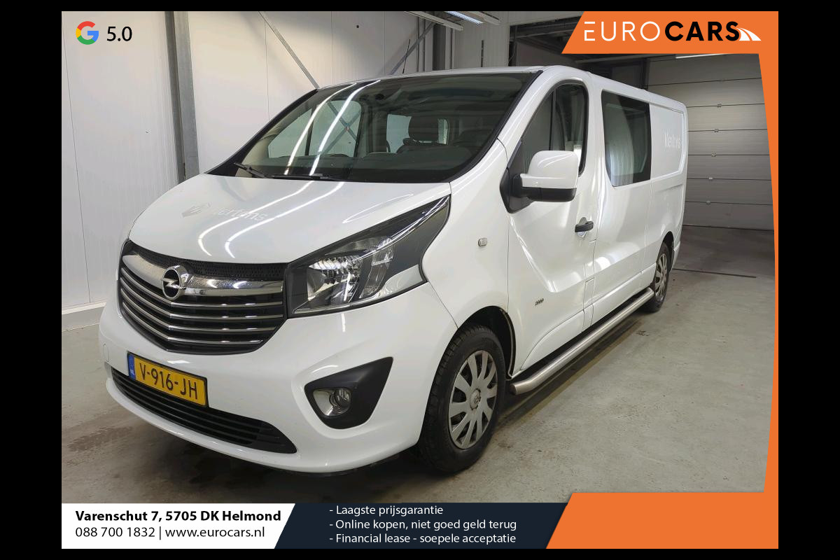 Opel Vivaro 1.6 CDTI 125PK L2H1 DC Sport Airco Climatronic Navi PDC + Camera Cruise Control Luxe Dubbele Cabine