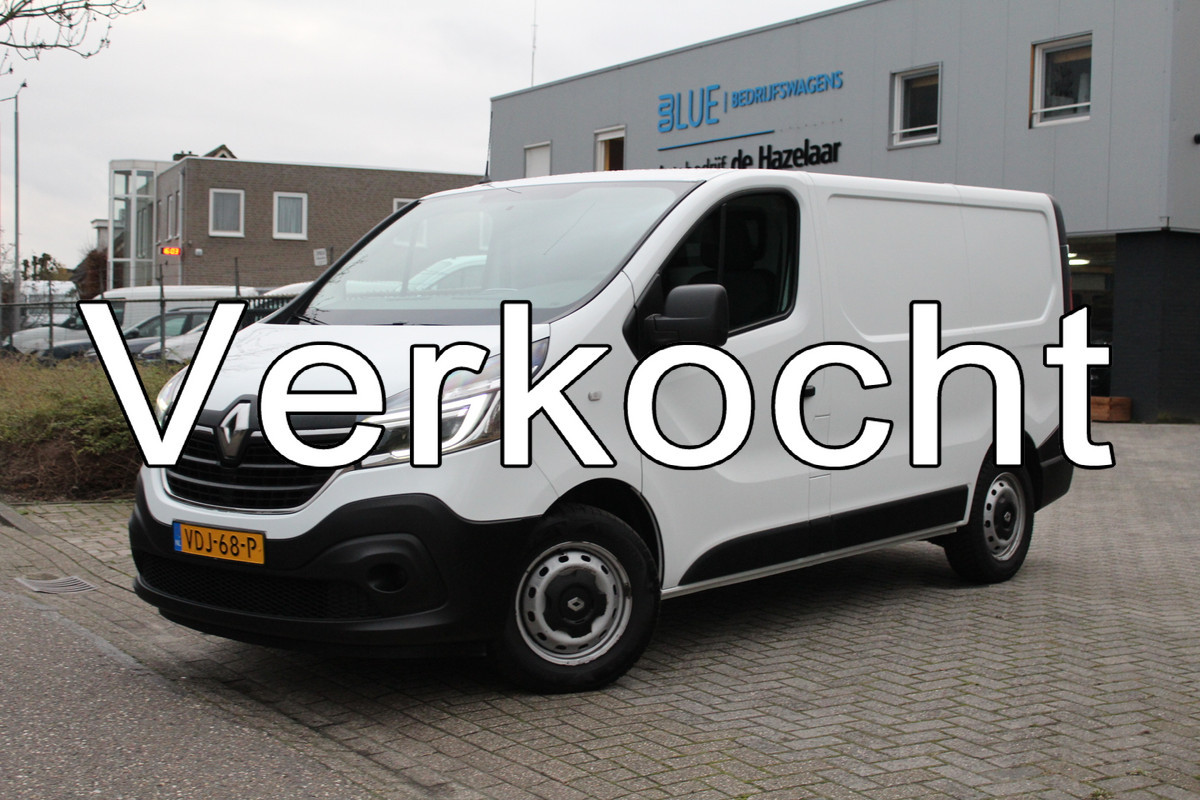 Renault Trafic 1.6 dCi 95PK Euro6 T27 L1 Comfort ✓ 3-zits ✓ airco ✓ navigatie ✓ cruise control