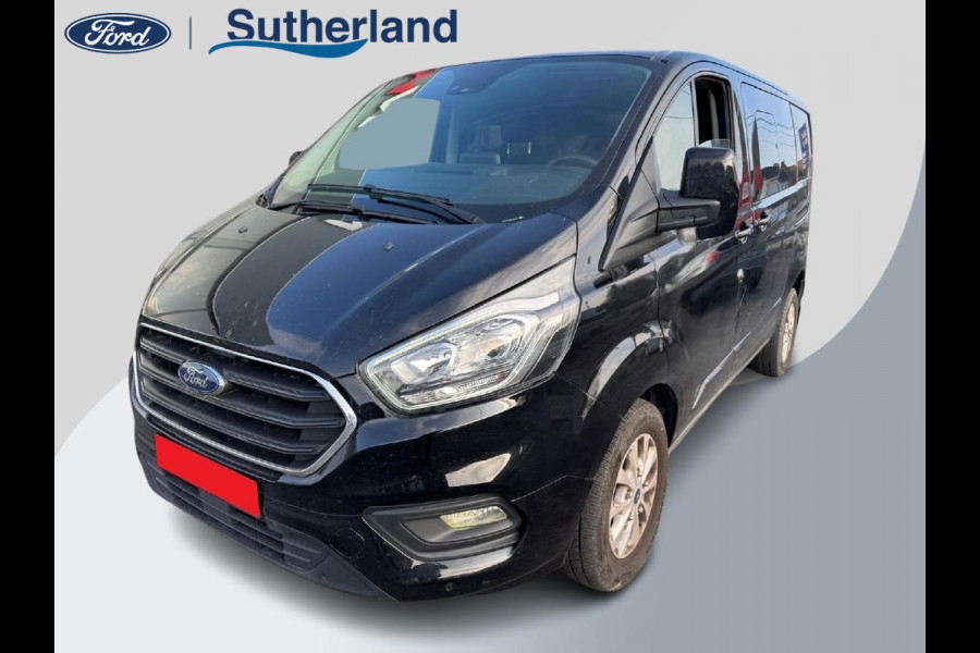 Ford Transit Custom 2.0 TDCI 300 L1 170pk Limited | Dubbele Cabine | DC | Dubbele Schuifdeur | Stoel-Stoel | Trekhaak | Navigatie | Stoelverwarming | Camera |