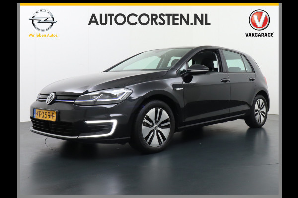 Volkswagen e-Golf adaptief Apple Cruise control Carplay/Android Auto Navi discover pro Warmtepomp Climatronic Licht-Regensensor Parkeerhulp Led-ko Lmv 16" Pdc AEB Comfortstoelen