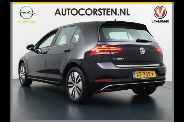 Volkswagen e-Golf adaptief Apple Cruise control Carplay/Android Auto Navi discover pro Warmtepomp Climatronic Licht-Regensensor Parkeerhulp Led-ko Lmv 16" Pdc AEB Comfortstoelen