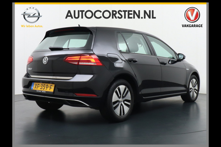 Volkswagen e-Golf adaptief Apple Cruise control Carplay/Android Auto Navi discover pro Warmtepomp Climatronic Licht-Regensensor Parkeerhulp Led-ko Lmv 16" Pdc AEB Comfortstoelen