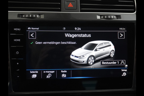 Volkswagen e-Golf adaptief Apple Cruise control Carplay/Android Auto Navi discover pro Warmtepomp Climatronic Licht-Regensensor Parkeerhulp Led-ko Lmv 16" Pdc AEB Comfortstoelen