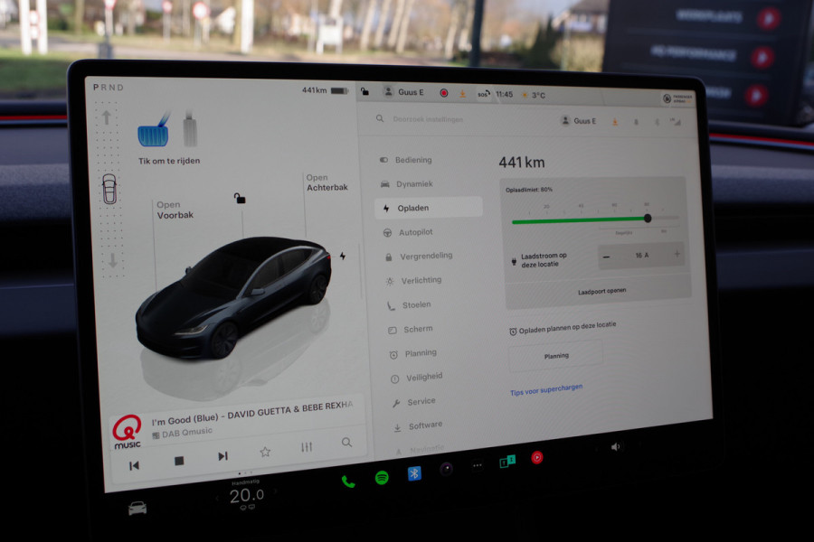 Tesla Model 3 Long Range RWD 78 kWh *PER-DIRECT LEVERBAAR*, Panoramadak, 4 x Stoelverwarming, Entertainment, 360 Camera