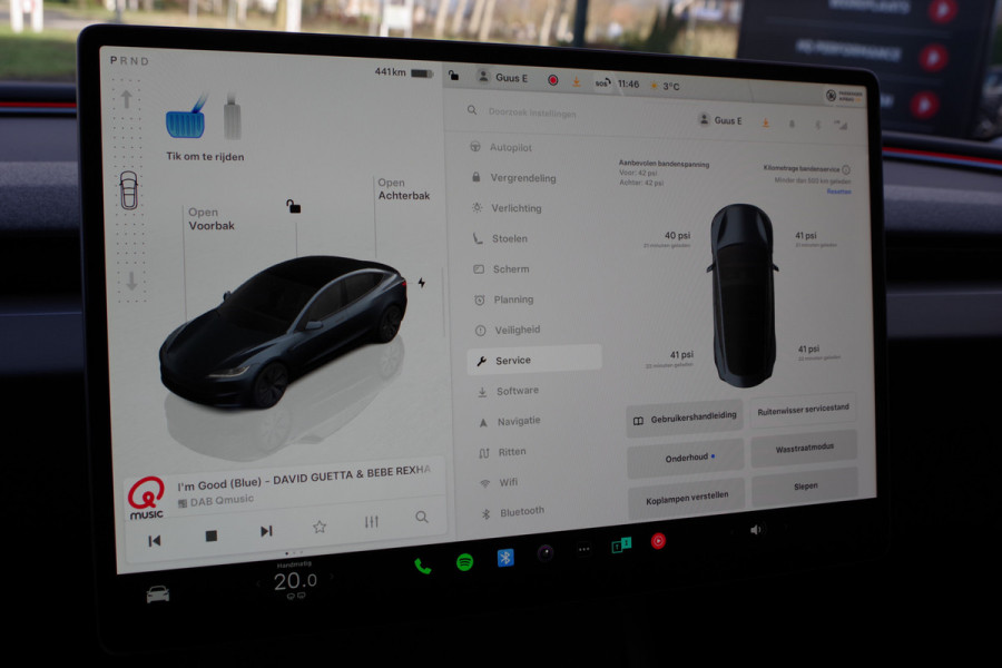 Tesla Model 3 Long Range RWD 78 kWh *PER-DIRECT LEVERBAAR*, Panoramadak, 4 x Stoelverwarming, Entertainment, 360 Camera