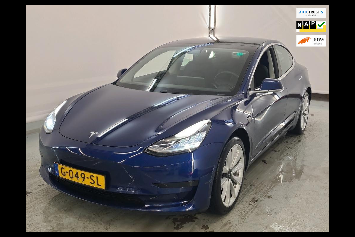 Tesla Model 3 Standard RWD Plus 60 kWh, 58000 Km, pano,leder,  19 inch lmv, eerste eigenaar, nl auto met nationale auto pas