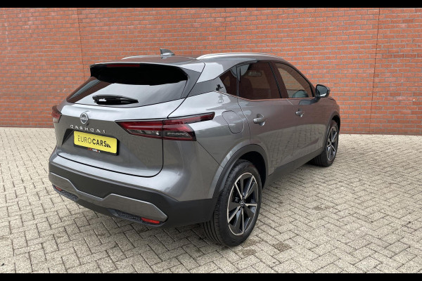 Nissan QASHQAI 1.3 MHEV DIG-T 158pk Xtronic Tekna+ | Navigatie | Apple Carplay/Android Auto | Parkeersensoren | 360 camera | Adaptive cruise control | Elektrisch panoramadak | Head-up Display | Blind Spot Assist | Elektrische achterklep | Elektrische bestuurderstoel | Stoel-en stuurverwarming | Ledverlichting | Climate Control