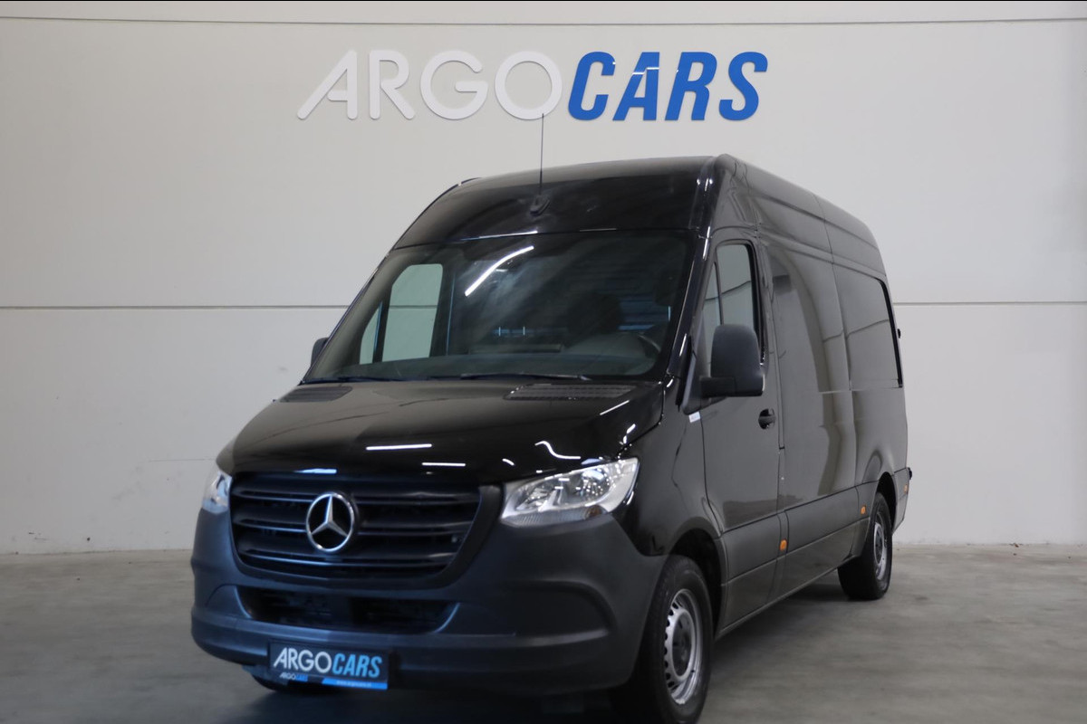 Mercedes-Benz Sprinter 314 CDI L2/H2 ZWART CAMERA CLIMA/AIRCO TREKHAAK STOELVERWARMING TOP BUS LEASE v/a € 199,- p.m. INRUIL MOG.