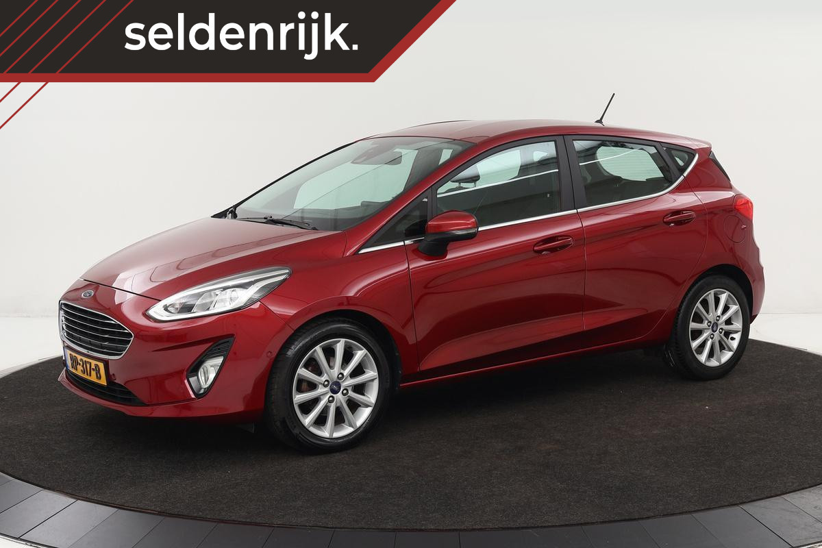 Ford Fiesta 1.0 EcoBoost Titanium | Automaat | Stoel & stuurverwarming | Camera | Carplay | Park Assist | Climate control | Navigatie | Cruise control