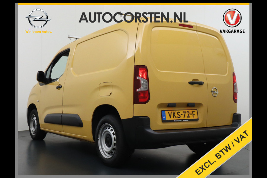 Opel Combo 1.5D L1H1 Edition 11x Op voorraad! 3-Persoons Airco Cruise Control Bluetooth Elektr.ramen Elektr.spiegels+Verwarmd Centr.Vergr+a Schuifdeur Betonplex vloer Lat om Lat betimmering Super Nette Combo!