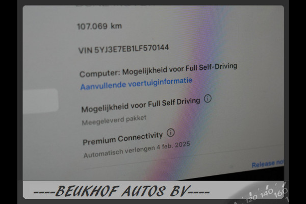 Tesla Model 3 Long Range AWD 75 kWh Full Fsd Leer Navi Cam