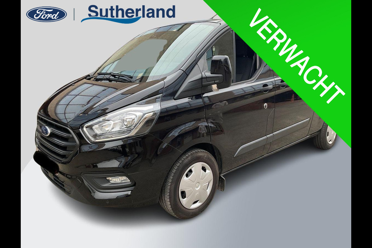 Ford Transit Custom 320 2.0 TDCI L2H1 Trend DC 170pk Automaat | Keurige auto! | Dubbele cabine | Adaptive cruise control | Dubbele Schuifdeur met ruiten | Navigatie | Camera | 6-persoons