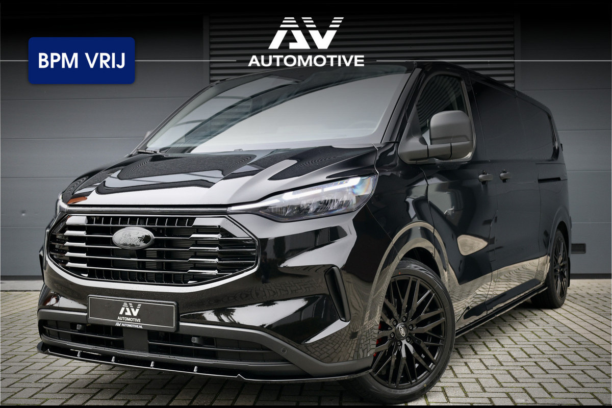 Ford Transit Custom 320 2.0 TDCI 170 PK AUT L2H1 Raptor Edition | L+R Schuifdeur | ACC | Blind Spot | Navigatie | Camera | CarPlay | Lane Assist | | Trekhaak | 3-Zitter | Verlengde fabrieksgarantie tot 09-2029