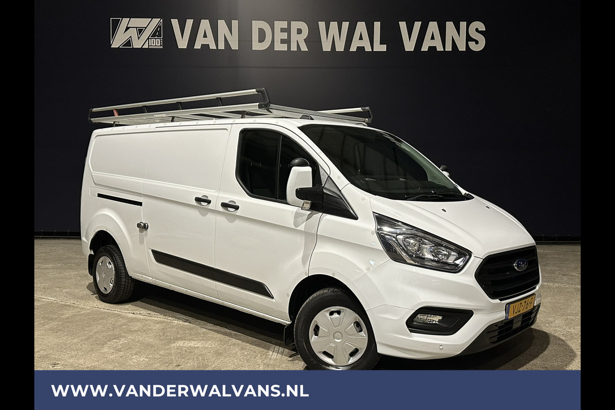 Ford Transit Custom 2.0 TDCI 130pk **BPM VRIJ voor de Ondernemer** L2H1 Euro6 Airco | Navigatie | Camera Cruisecontrol, Apple Carplay, Android Auto, LED, Imperiaal, Trekhaak, Parkeersensoren, Bijrijdersbank