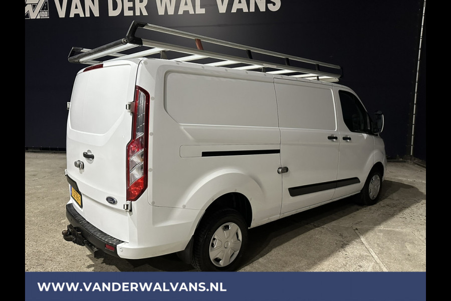 Ford Transit Custom 2.0 TDCI 130pk **BPM VRIJ voor de Ondernemer** L2H1 Euro6 Airco | Navigatie | Camera Cruisecontrol, Apple Carplay, Android Auto, LED, Imperiaal, Trekhaak, Parkeersensoren, Bijrijdersbank