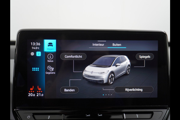 Volkswagen ID.3 AUT. 204pk 58kWh Adap.Cruise Apple Carplay Android Mirror Link 19" Matrix led IQ-.Drive Auto-Pilot Navi-discover-Pro Ecc Camera  Vermoeidheids herkenning Rijstrooksensor Bluetooth Keyless DAB Pdc Usb 19''LM Achteropkomend verkeer waarschuwing Orig.NLse Auto Dealer-Onderhouden 43.000 nieuw!