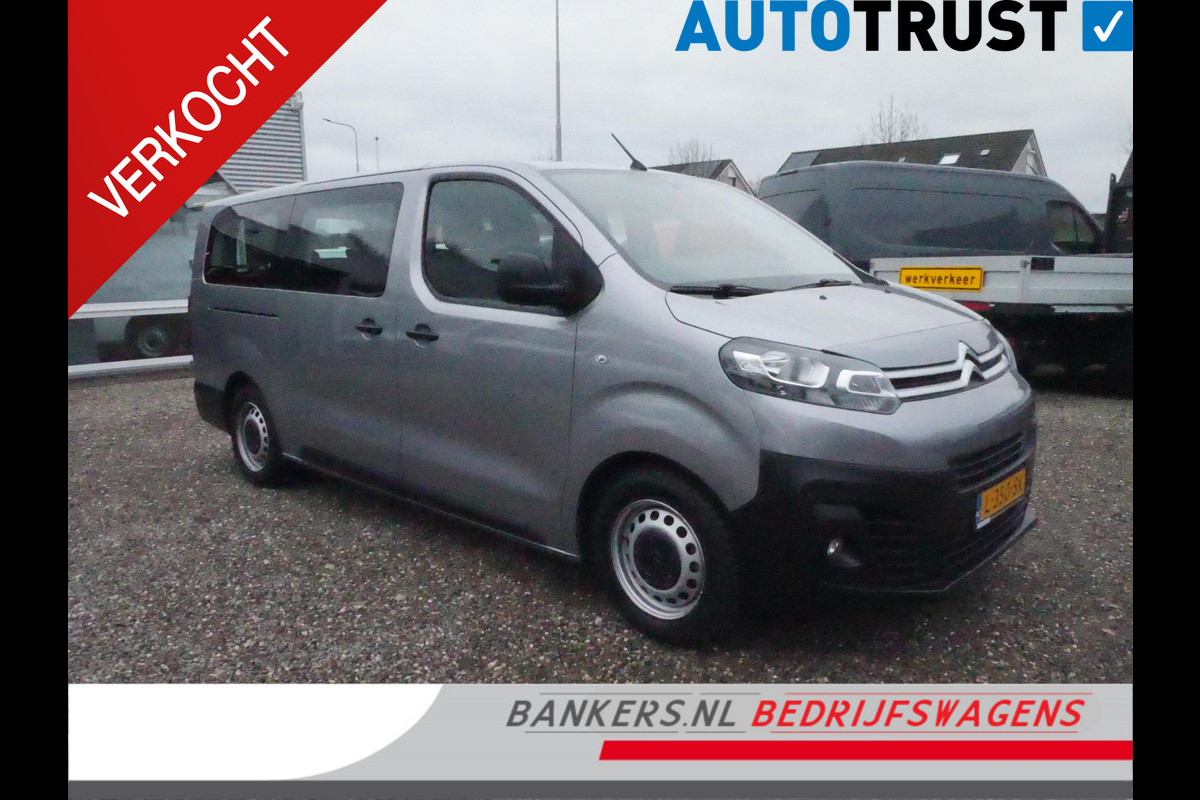 Citroën Jumpy 1.5 BlueHDi 120PK, 9 Persoons Combi, Airco, Prijs is inclusief BTW en BPM, Seperate airco achter