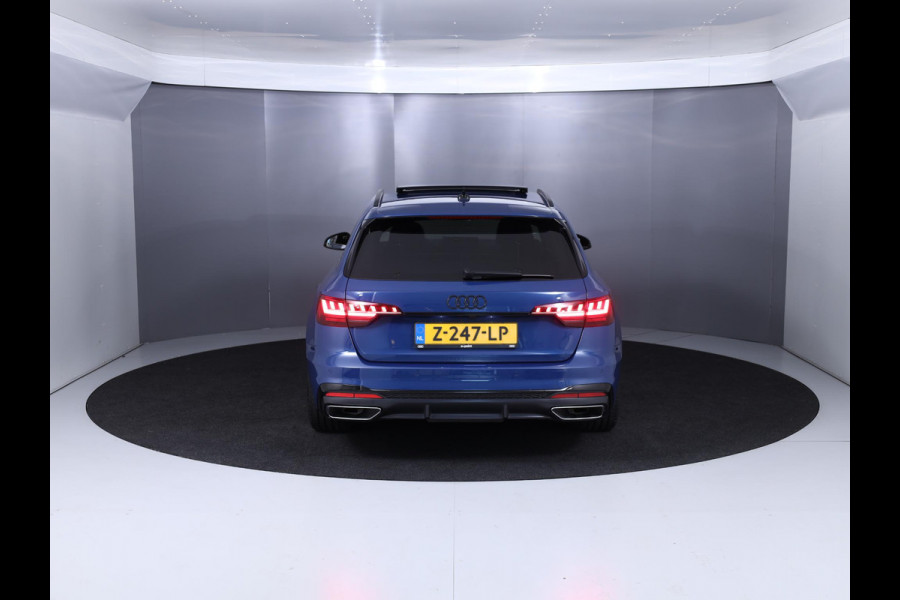 Audi A4 Avant 35 TFSI S edition Competition 150 pk S-tronic | Verlengde garantie | Navigatie | Panoramadak |Parkeersensoren | Achteruitrijcamera | Stoelverwarming | S-Line |