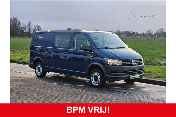 Volkswagen Transporter 2.0 TDI L2H1 DC dubbele cabine, airco, navi, pdc.