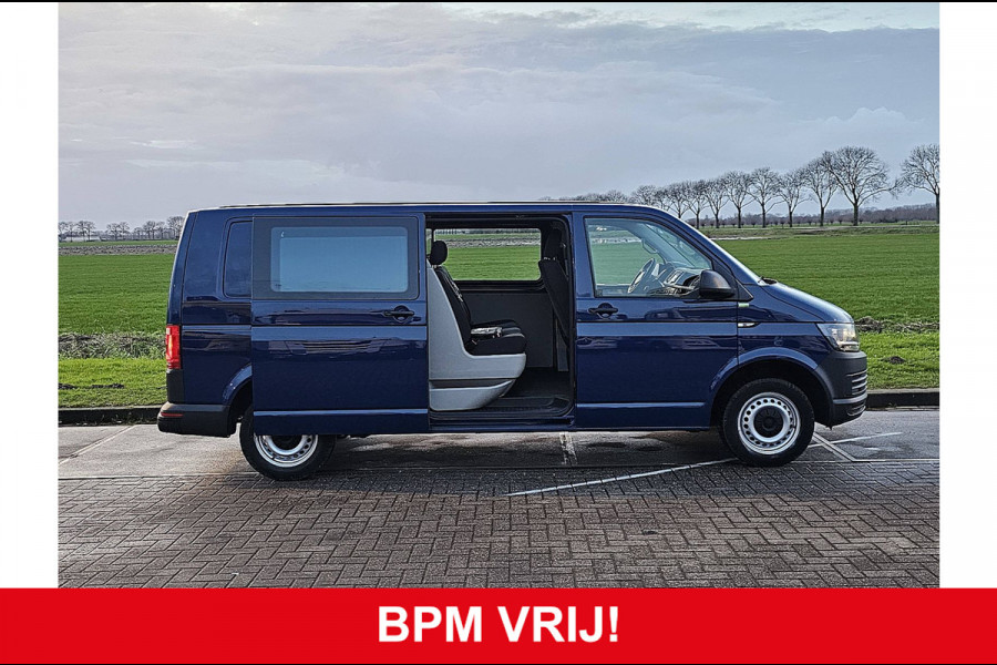 Volkswagen Transporter 2.0 TDI L2H1 DC dubbele cabine, airco, navi, pdc.