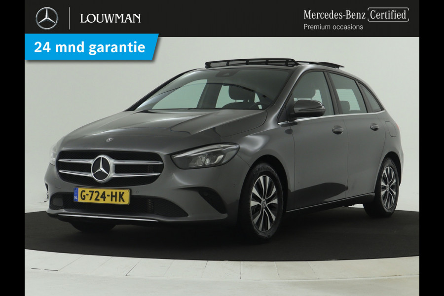 Mercedes-Benz B-Klasse 200 Business Solution Plus | Achteruitrijcamera | Smartphone integratiepakket | Panoramaschuifdak in glas | Navigatie | Parkeersensoren | Inclusief 24 maanden MB Certified garantie voor Europa.