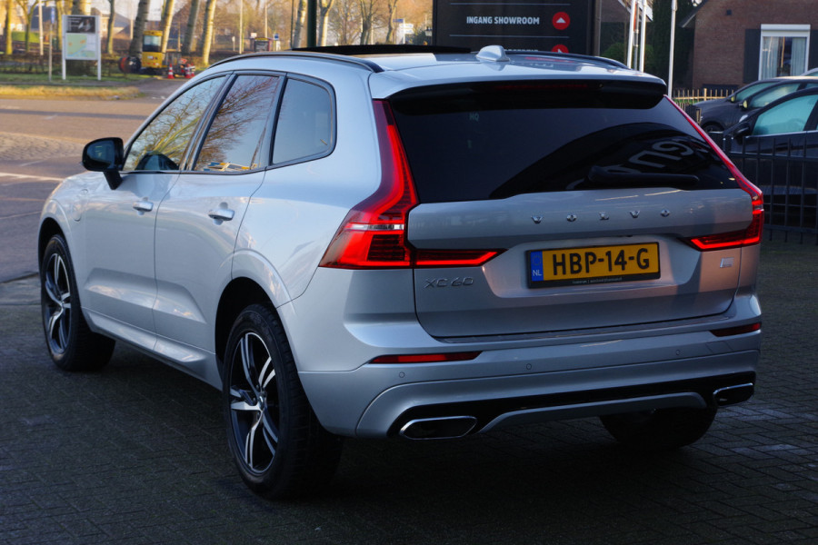 Volvo XC60 2.0 Recharge T8 390 PK AWD R-Design PHEV, Leder, Panoramadak, Memory, Camera, Keyless