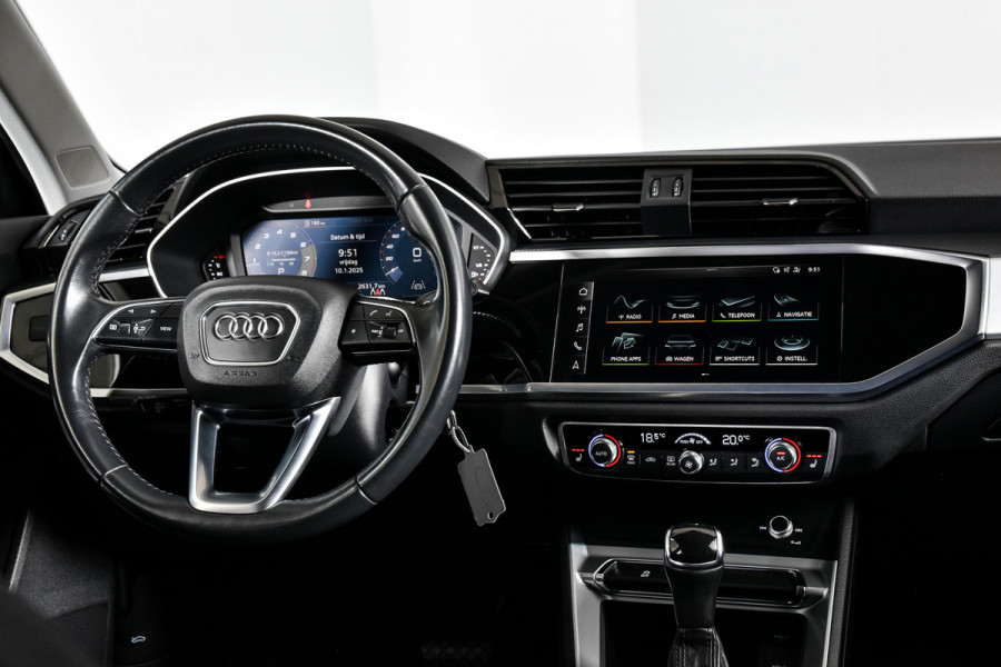 Audi Q3 35 TFSI 150 PK Advanced Pro Line Plus - Automaat | Dig.Cockpit | Adapt.Cruise | Stoelverwarming | PDC | App.Connect | ECC | LM 19" |