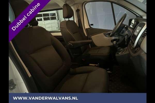 Renault Trafic 1.6 dCi 126pk L2H1 Dubbele Cabine Euro6 Airco | Navigatie | Camera | Cruisecontrol Parkeersensoren, Dakdragers, 5-Zits