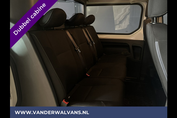 Renault Trafic 1.6 dCi 126pk L2H1 Dubbele Cabine Euro6 Airco | Navigatie | Camera | Cruisecontrol Parkeersensoren, Dakdragers, 5-Zits