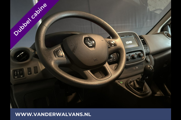 Renault Trafic 1.6 dCi 126pk L2H1 Dubbele Cabine Euro6 Airco | Navigatie | Camera | Cruisecontrol Parkeersensoren, Dakdragers, 5-Zits