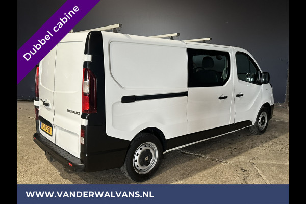 Renault Trafic 1.6 dCi 126pk L2H1 Dubbele Cabine Euro6 Airco | Navigatie | Camera | Cruisecontrol Parkeersensoren, Dakdragers, 5-Zits