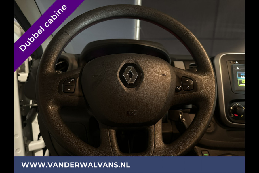 Renault Trafic 1.6 dCi 126pk L2H1 Dubbele Cabine Euro6 Airco | Navigatie | Camera | Cruisecontrol Parkeersensoren, Dakdragers, 5-Zits