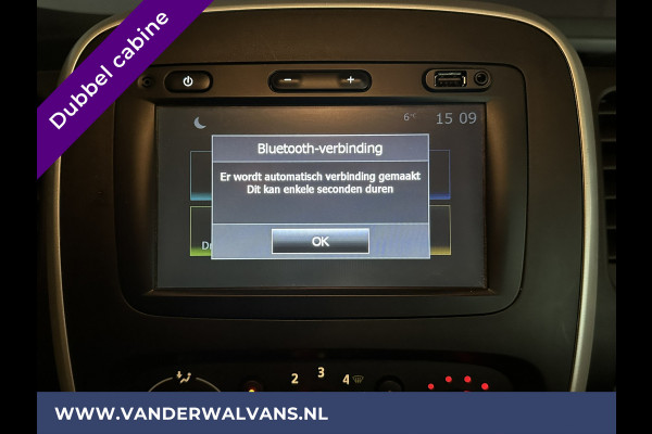 Renault Trafic 1.6 dCi 126pk L2H1 Dubbele Cabine Euro6 Airco | Navigatie | Camera | Cruisecontrol Parkeersensoren, Dakdragers, 5-Zits