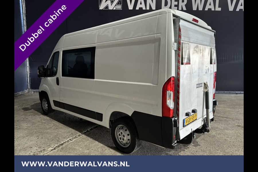 Peugeot Boxer 2.2 BlueHDi 141pk **BPM VRIJ voor de Ondernemer** L2H2 Dubbele Cabine Euro6 *Laadklep* Airco | 6-Zits cruisecontrol